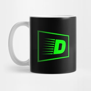 Letter D Letter Art Mug